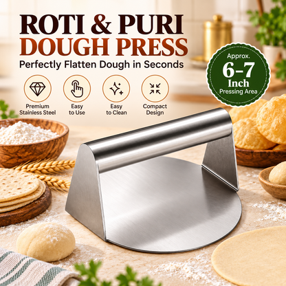 Stainless Steel Roti & Puri Dough Press